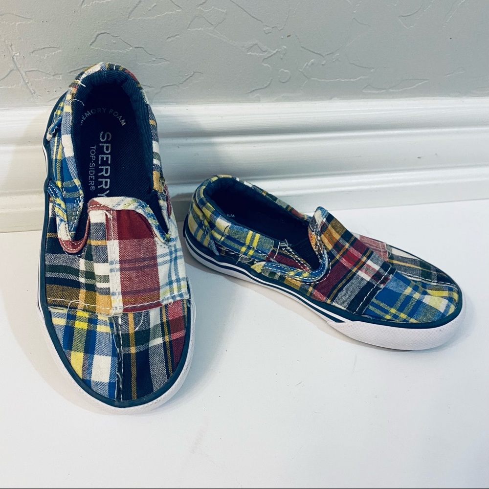 Sperry Toddler Top-Sider Plaid Slip On